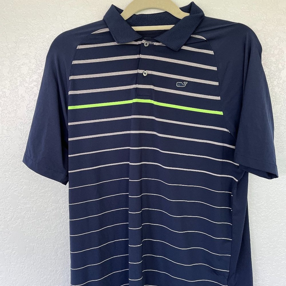 Vineyard Vines Navy Blue Polo. Boys XL. EUC.